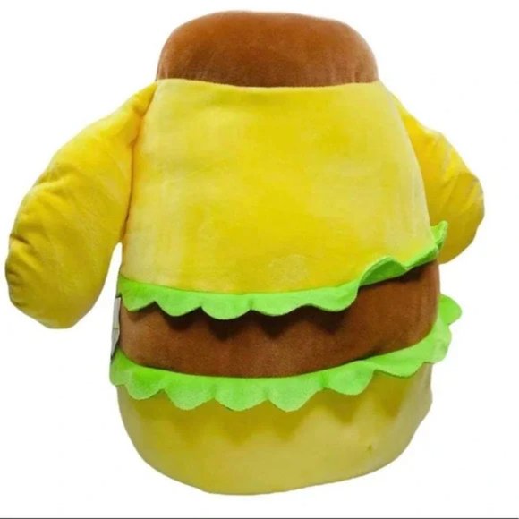 Squishmallow Sanrio Pompompurin Burger 12" Plush Hello Kitty Dog Kawaii Pom Pom - Picture 2 of 4